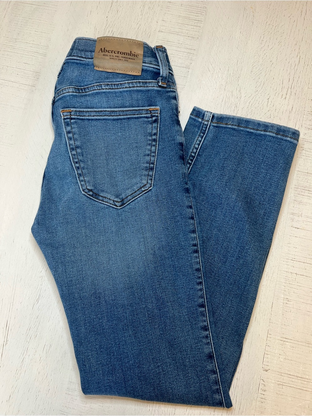 Abercrombie Kids Blue Straight Leg Jeans